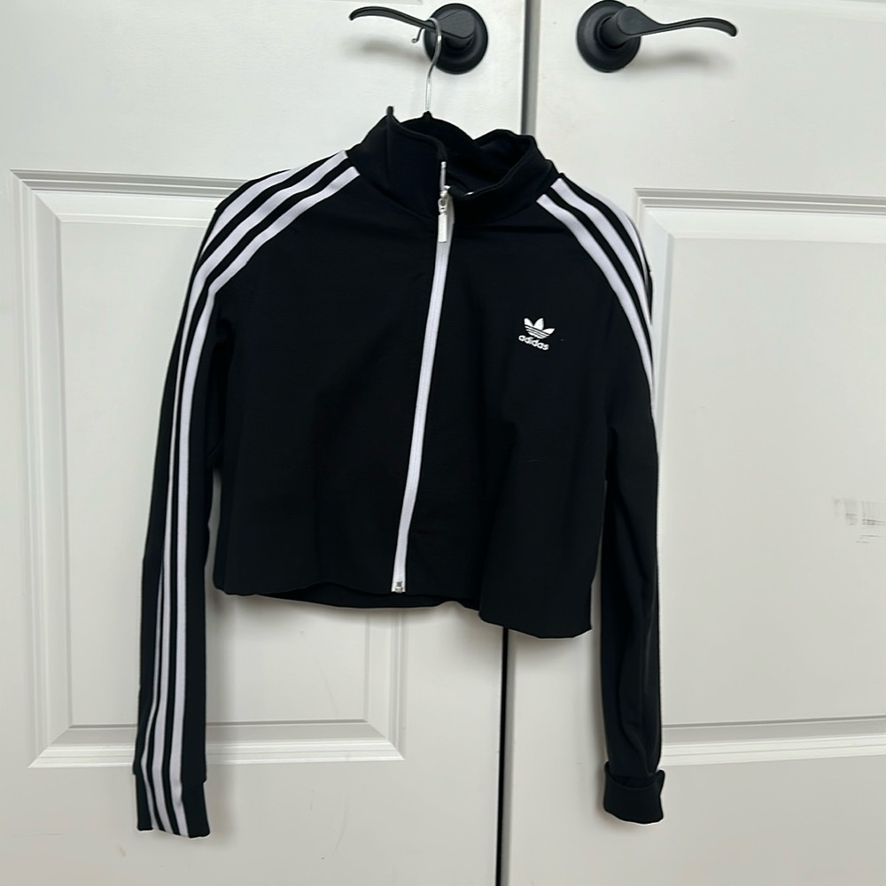 Adidas Cropped Zip Up